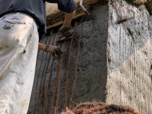 土蔵荒壁付ワークショップを開催しました