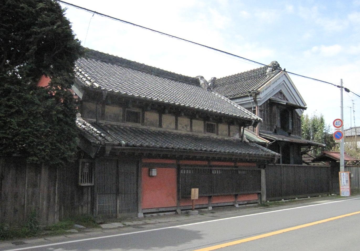 見世と袖蔵を有する商家