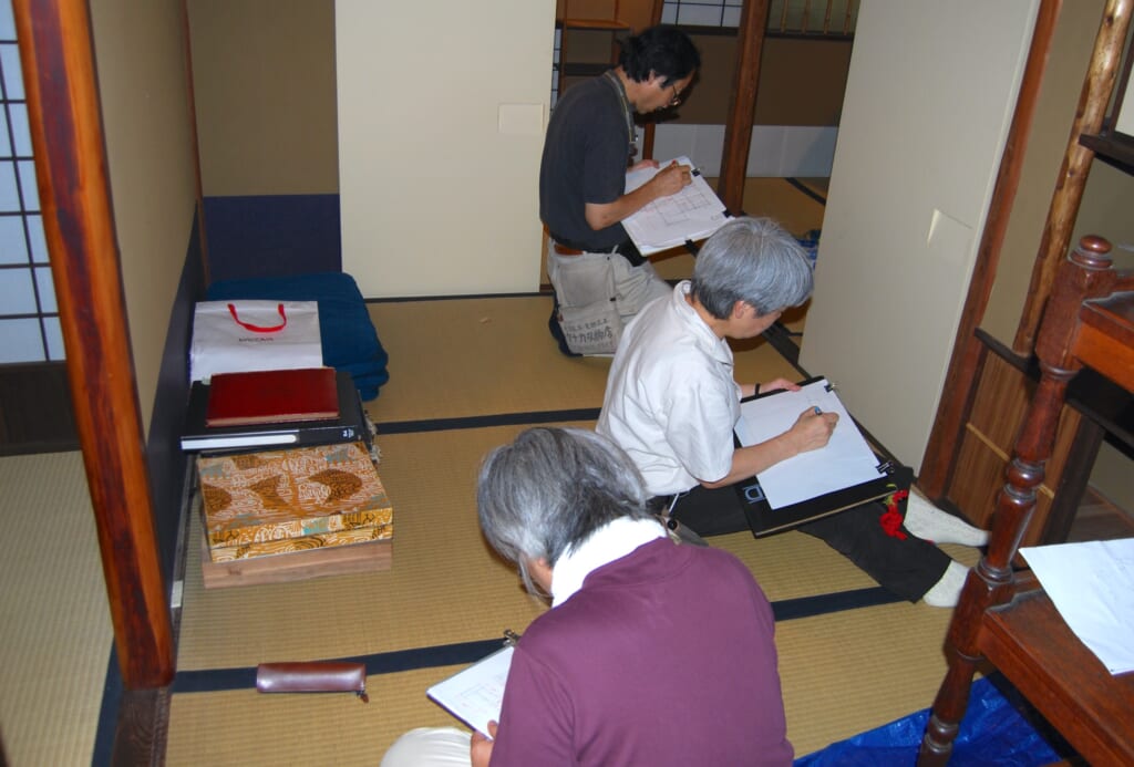 解体に備えた詳細の実測